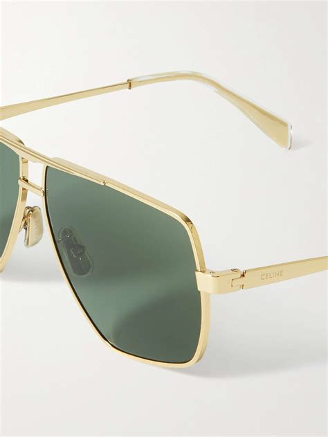 celine sunglasses gold bar|oversized Celine sunglasses.